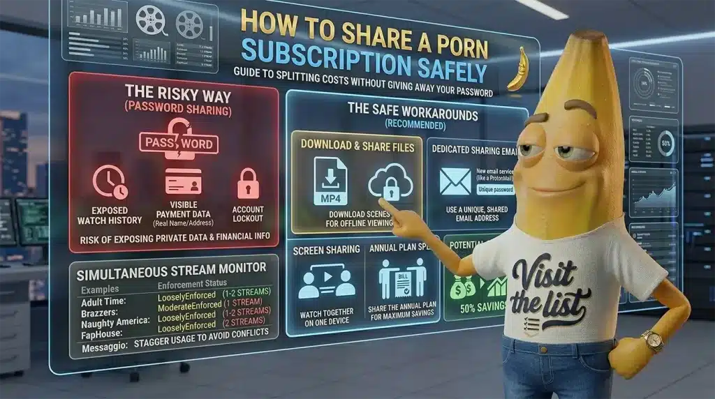 Share a porn subscription without sharing your password
